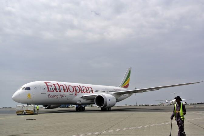 An Ethiopian Airlines jet ahead of its take off at Addis Ababa's Bole International Airport. Ethiopian Airlines