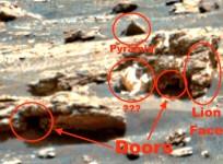 Mars alien city