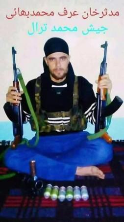 Viral pic of Pulwama attack mastermind, Mohd Bhai who was killed in an encounter in Tral, South Kashmir on Sunday Mohd Bhai