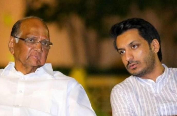 Sharad Pawar and Parth Pawar Sharad Pawar and Parth Pawar