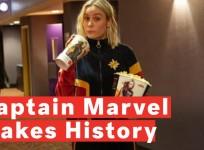 Captain Marvel Breaks Box Office Records