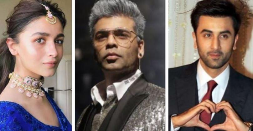 Alia Bhatt, Karan Johar and Ranbir Kapoor