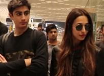 Arhaan Khan and Malaika Arora