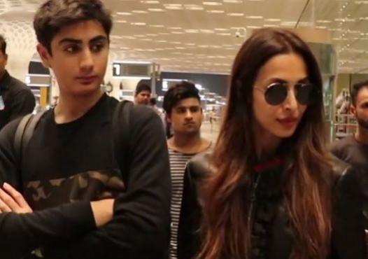 Arhaan Khan and Malaika Arora