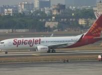 SpiceJet Boeing 737 MAX 8.