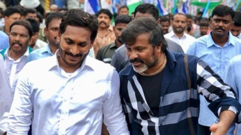 Chota K Naidu with YSRCP chief Jagan Mohan Reddy Chota K Naidu with YSRCP chief Jagan Mohan Reddy