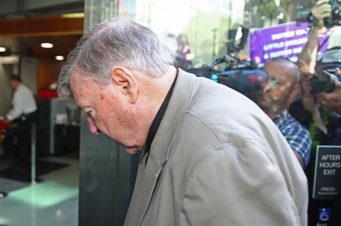 George Pell arrives at Melbourne County Court on February 27, 2019, in Melbourne, Australia. Cardinal George Pell