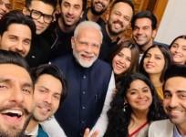 Narendra Modi with Bollywood celebs