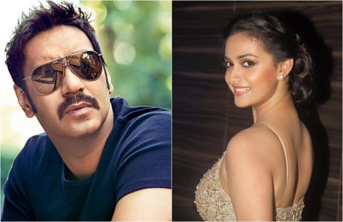 Ajay Devgn and Keerthy Suresh. Ajay Devgn-Keerthy Suresh