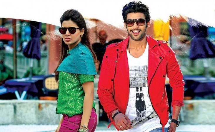 Samantha and Bellamkonda Sai Srinivas in Alludu Seenu Samantha and Bellamkonda Sai Srinivas in Alludu Seenu