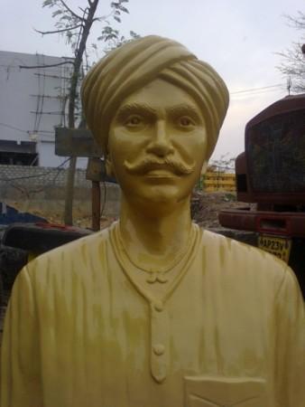 The statue of Komaram Bheem Komaram Bheem