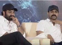 Junior NTR and Ram Charan at RRR press meet