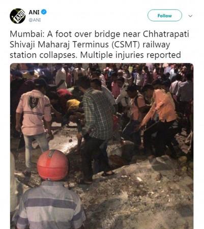 Mumbai, Footover bridge, CSMT