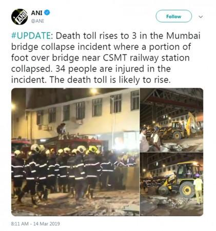 Mumbai, Footover bridge, CSMT
