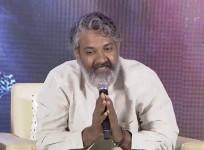 SS Rajamouli at RRR press meet