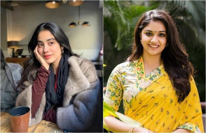 Janhvi Kapoor and Keerthy Suresh. Janhvi Kapoor and Keerthy Suresh
