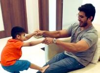 Soundarya Rajinikanth's Son Ved Krishna with Vishagan