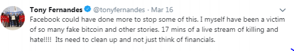 Air asia ceo tweet