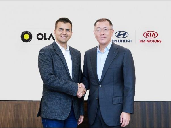 Ola, Hyundai, Kia Motors, funding
