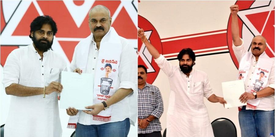 Nagababu joins Pawan Kalyan's Jana Sena Party Nagababu joins Pawan Kalyan's Jana Sena Party