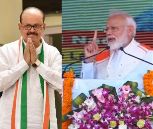 Tariq Anwar and Narendra Modi