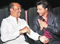 Rajinikanth with Shah Rukh Khan