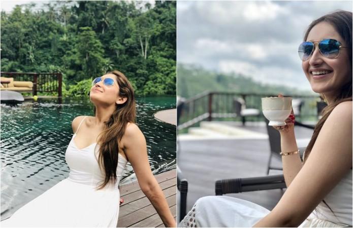 A collage of pictures from Arya-Sayeshaa's honeymoon. Arya-Sayesha's Honeymoon