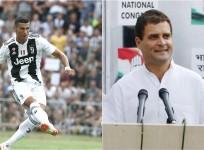 Rahul Gandhi Cristiano Ronaldo