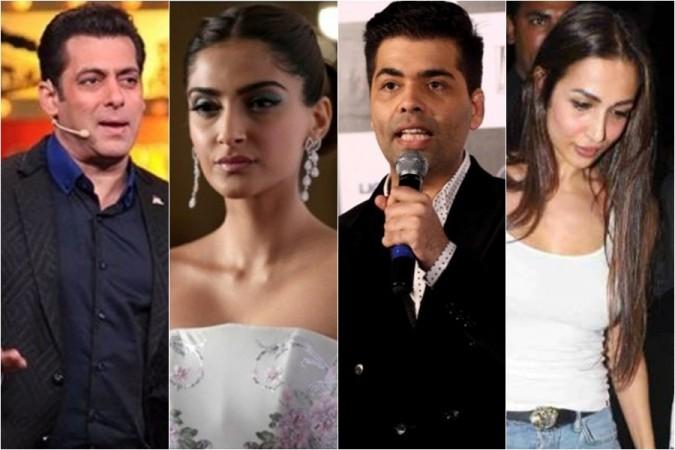Salman Khan, Sonam Kapoor, Karan Johar, Malaika Arora Salman Khan, Sonam Kapoor, Karan Johar, Malaika Arora
