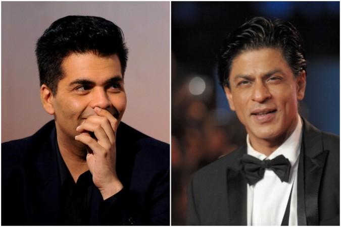 Shah Rukh Khan reacts to Karan Johar's Twitter gaffe. Shah Rukh Khan reacts to Karan Johar's Twitter gaffe