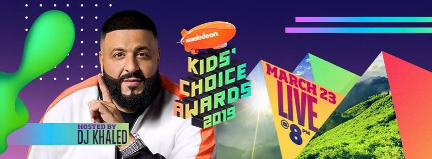 DJ Khaled will host the 2019 Nickelodeon Kids' Choice Awards Nickelodeon Kids Choice Awards 2019