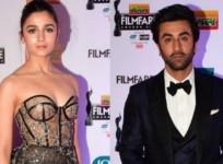 Alia Bhatt and Ranbir Kapoor at Filmfare Awards 2019