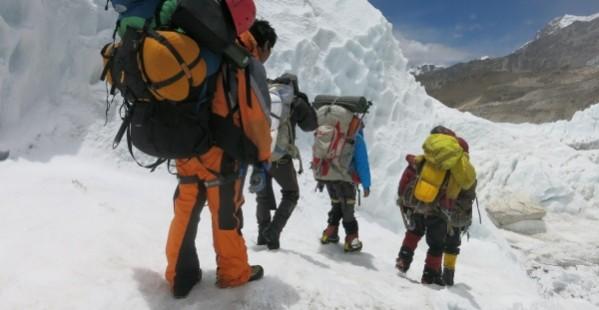 More than 200 mountaineers have died on the peak since 1922. glacier melting