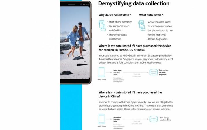 Nokia phone details stored in HMD Global Server in Singapore Nokia 7 Plus, data leak, China, server