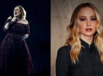 Jennifer Lawrence and Adele