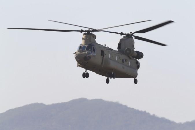 A Chinook CH-47 A Chinook CH-47