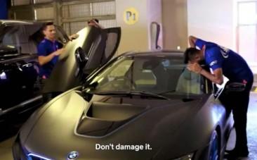 Ambani car garage BMW i8