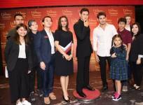 Mahesh Babu poses with team of Madame Tussauds from Singapore