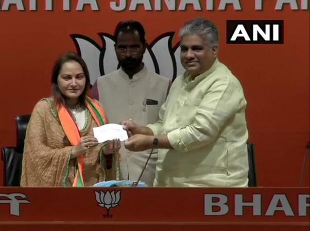 Former MP Jaya Prada joins BJP. Jaya Prada