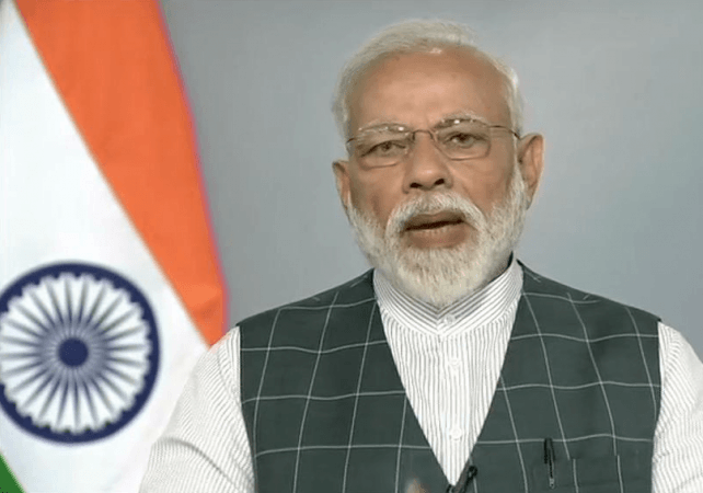 PM Modi begins address to the nation. Narendra Modi