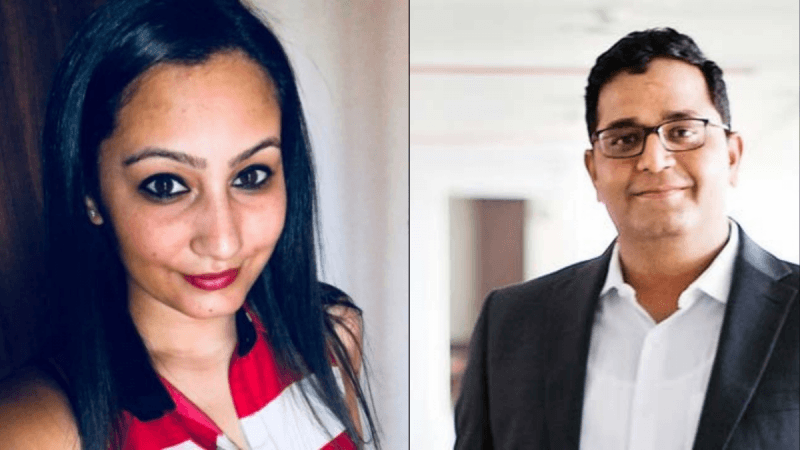 Sonia Dhawan started as Vijay Shekhar Sharma's secretary in Paytm. Sonia Dhawan and Vijay Shekhar Sharma