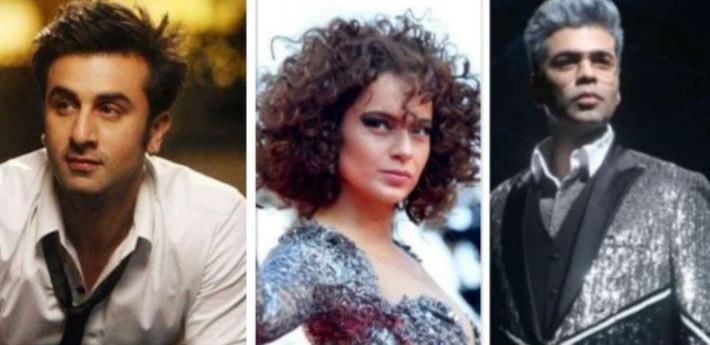 Ranbir Kapoor, Kangana Ranaut, Karan Johar