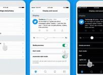 Twitter, Lights Out, dark mode, Dim, Night mode