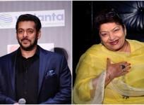 Salman Khan and Saroj Khan
