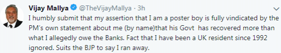 mallya tweet