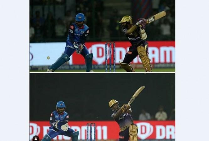 Pant made a strange prediction which turned out to be true. Rishabh Pant Dinesh Karthik Andre Russell