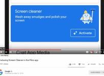 Google, Screen cleaner, Files app