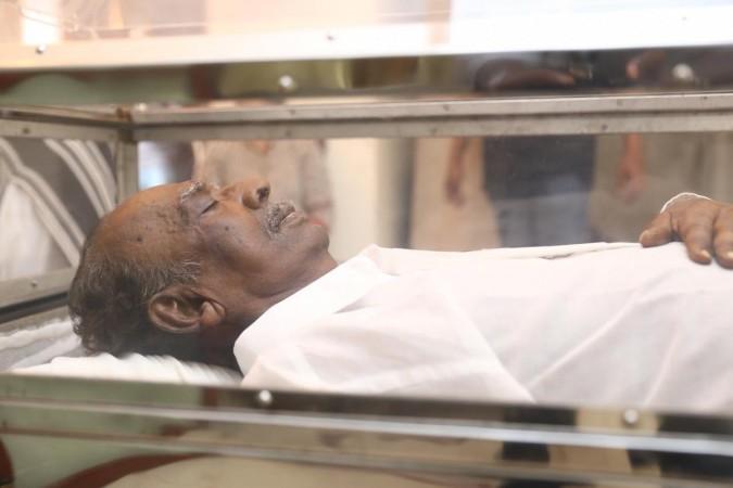 J Mahendran's Body Kept for Public Homage