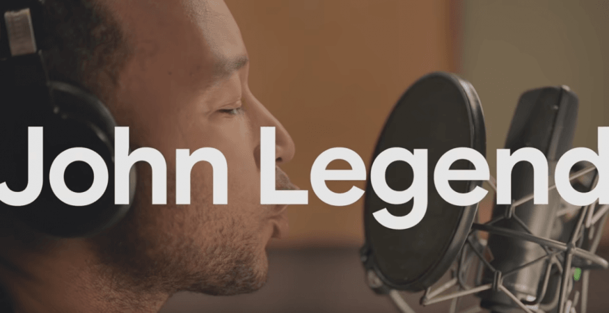 John Legend recording for Google Assistant voice John Legend recording for Google Assistant voice