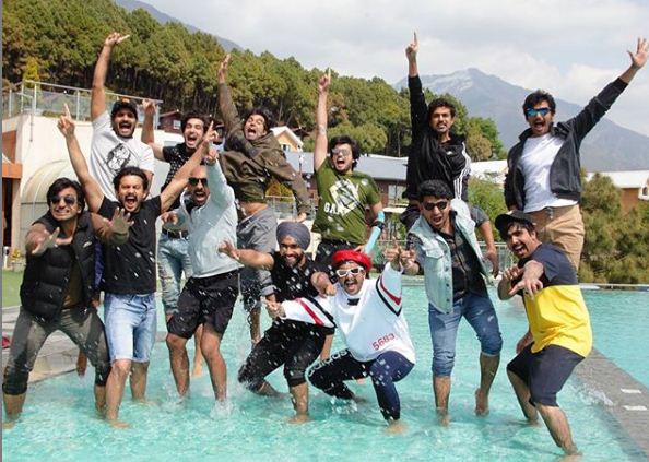 Ranveer Singh and his 83 team. Ranveer Singh's 83 Team